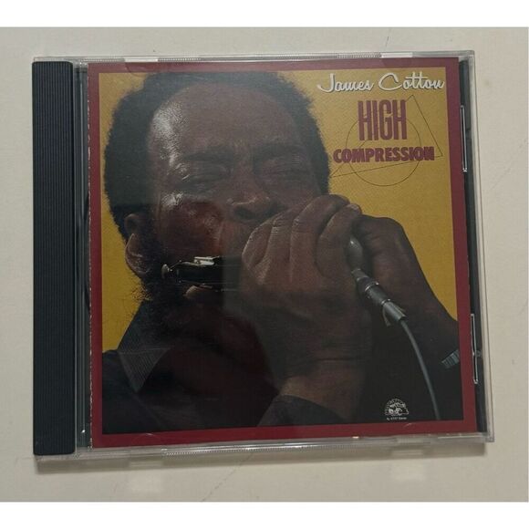 JAMES COTTON   HIGH COMPRESSION (CD 1984) ALLIGATOR Records - Picture 5 of 5